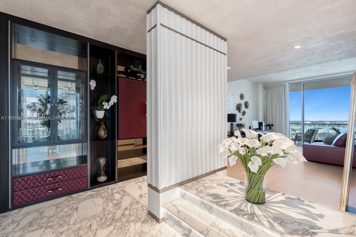 Interior, Marble, Recessed Lighting, Water