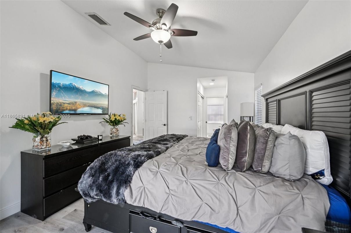 Bedroom, Interior, Wood Texture Flooring