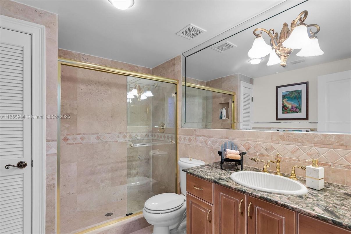 Bathroom, Glass Shower, Interior