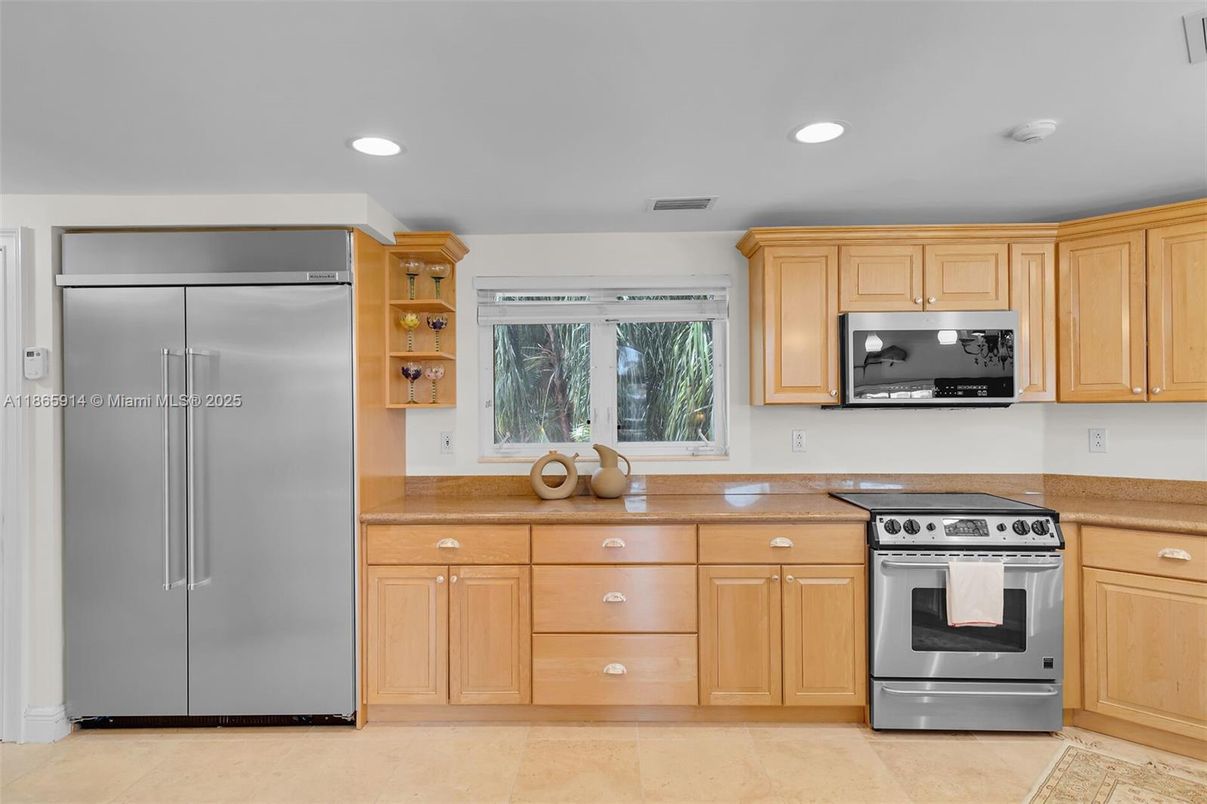 Interior, Kitchen, Recessed Lighting, Stainless Steel Appliances