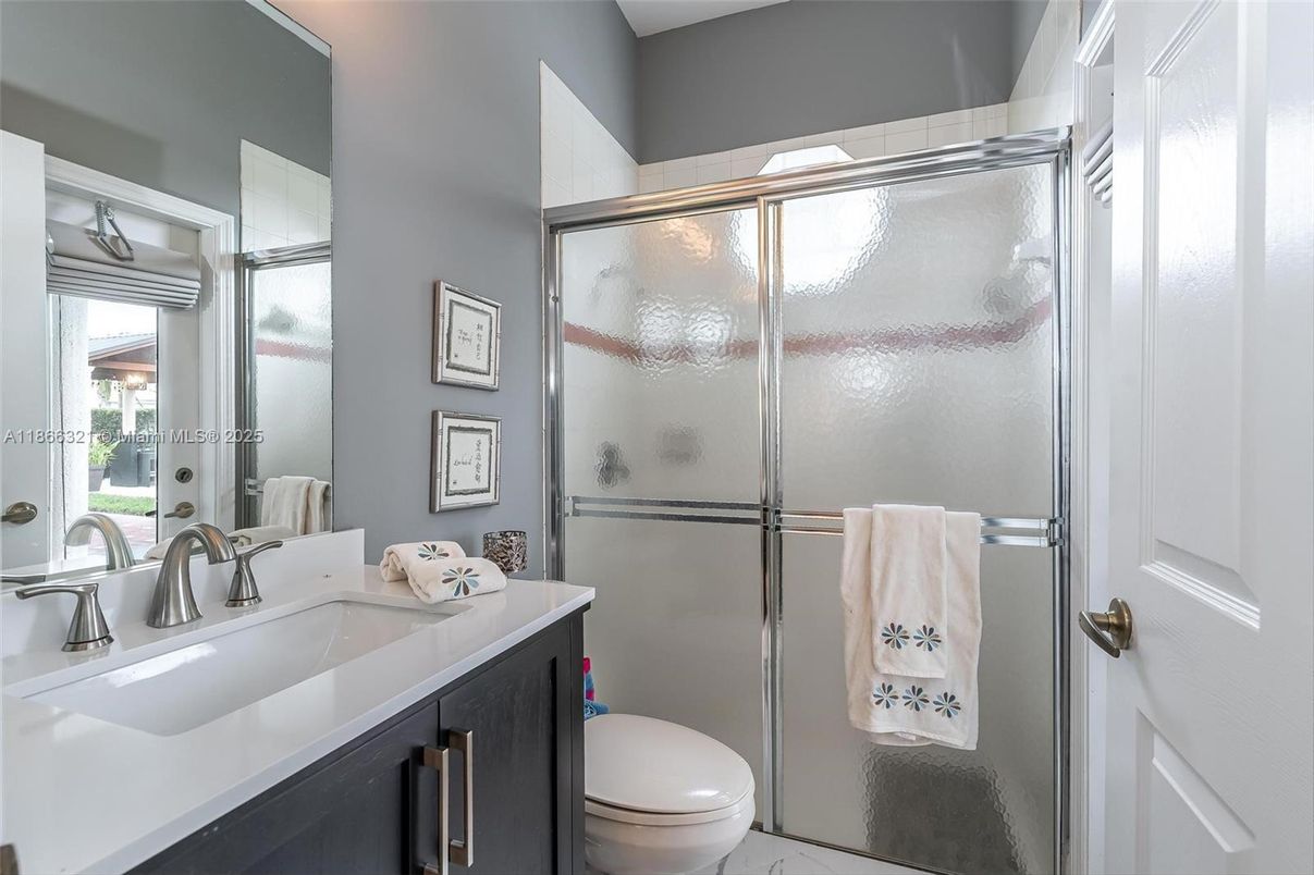 Bathroom, Glass Shower, Interior