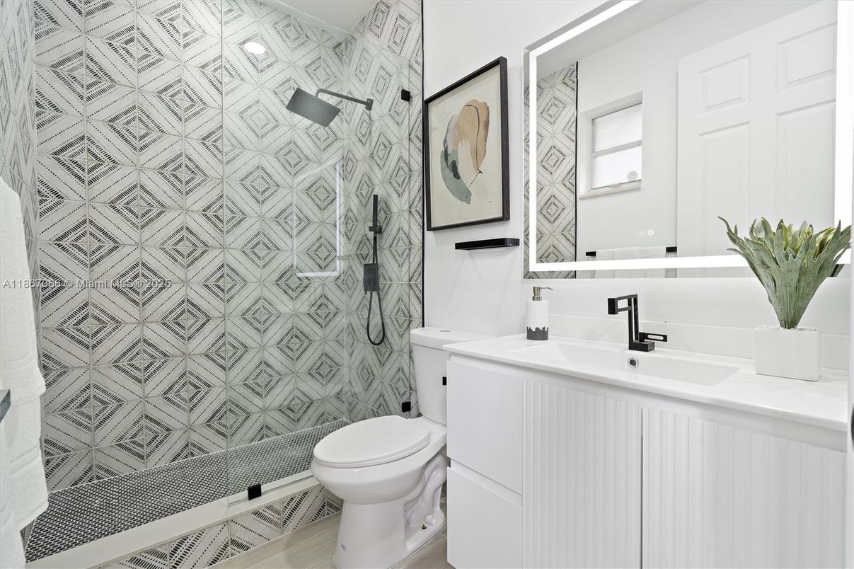 Bathroom, Interior, Wood Texture Flooring