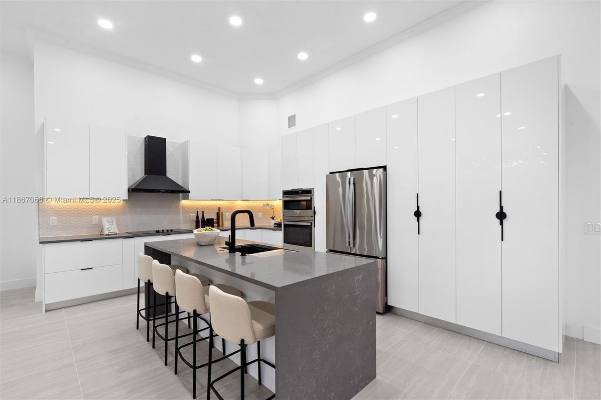 Interior, Kitchen, Recessed Lighting, Stainless Steel Appliances