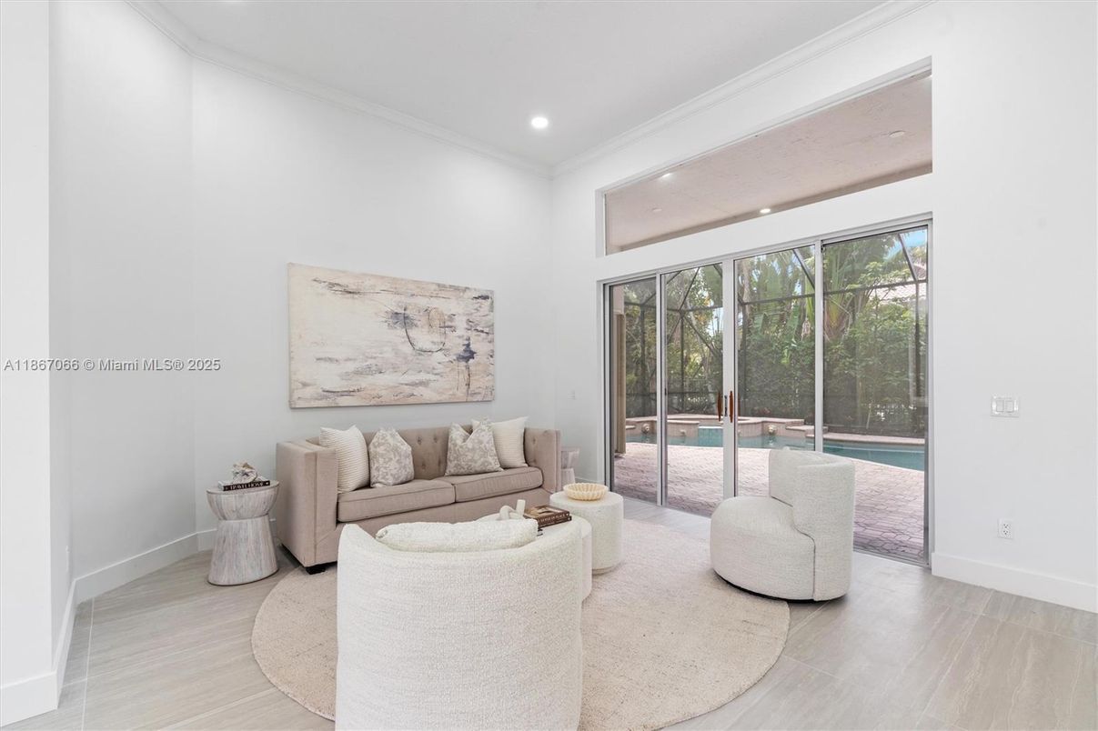 Interior, Living room, Recessed Lighting