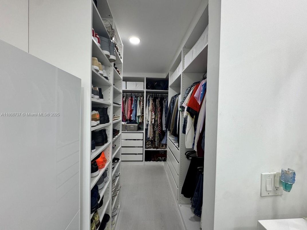 Interior, Recessed Lighting, Walk-in Closets, Wood Texture Flooring