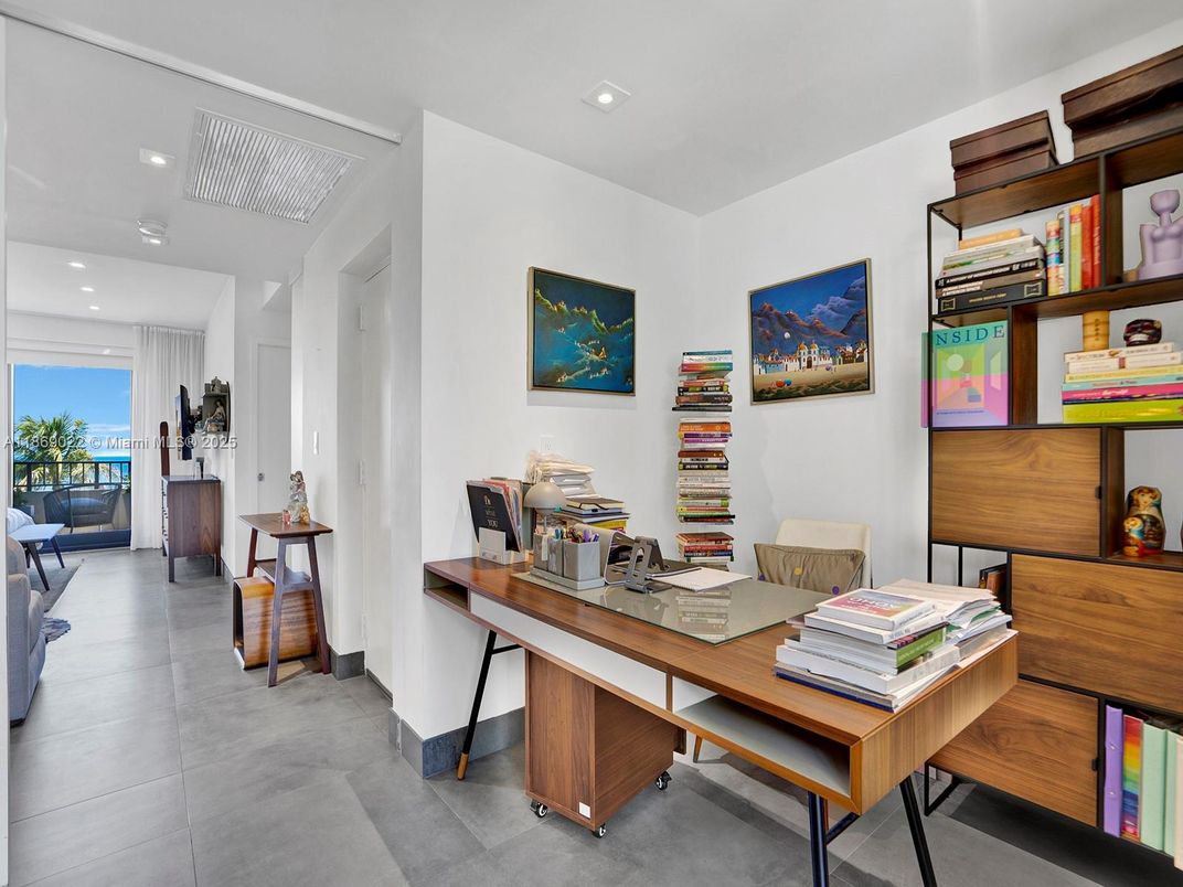 Home Office, Interior, Recessed Lighting