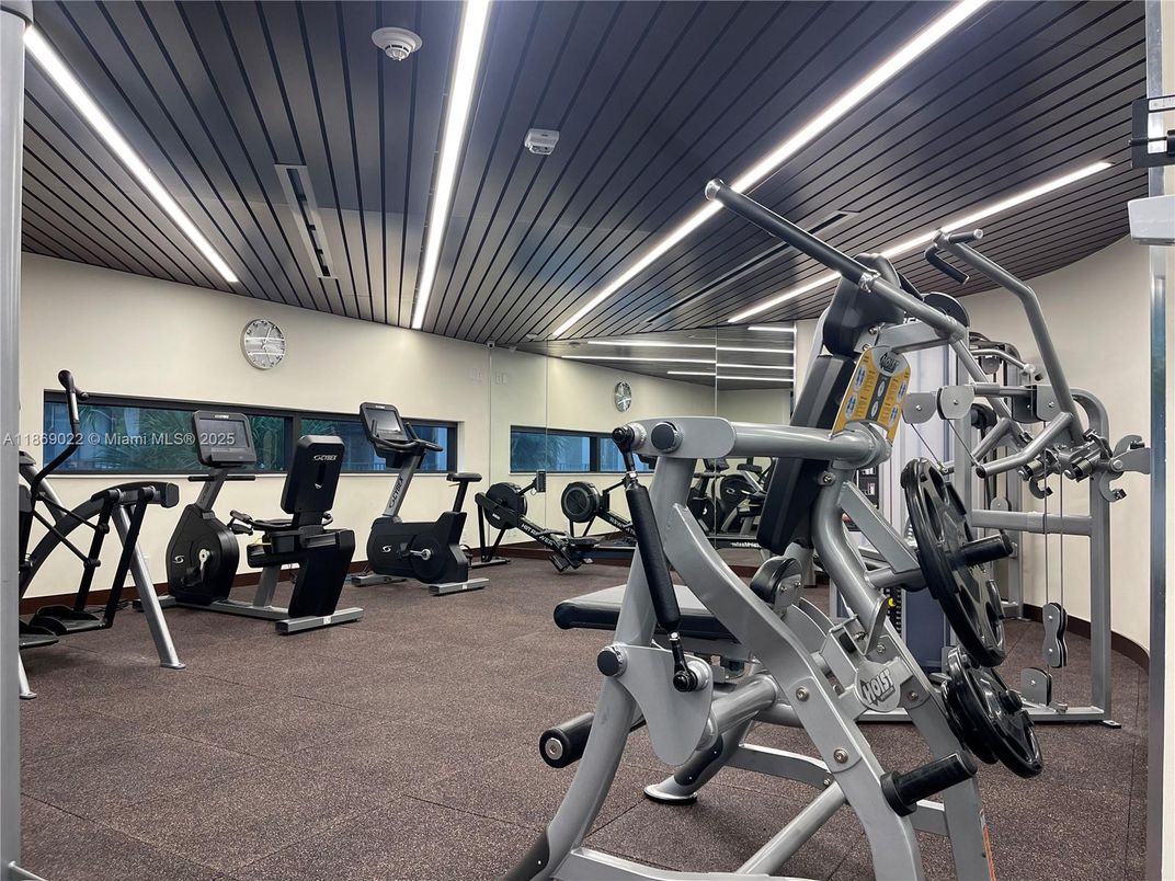 Fitness Equipment, Gym, Interior