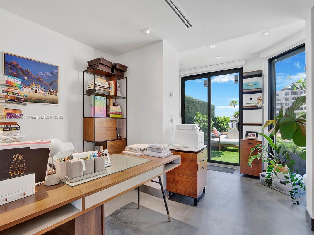 Home Office, Interior, Recessed Lighting