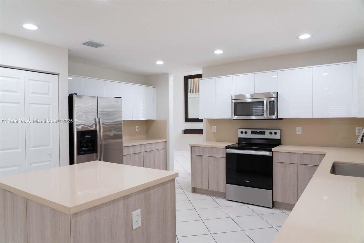 Interior, Kitchen, Recessed Lighting, Stainless Steel Appliances