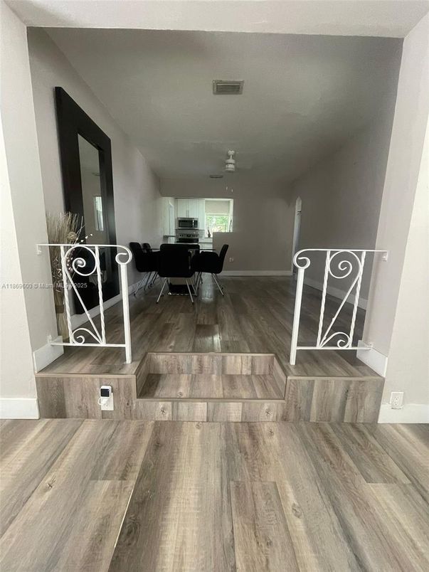 Dining room, Interior, Wood Texture Flooring