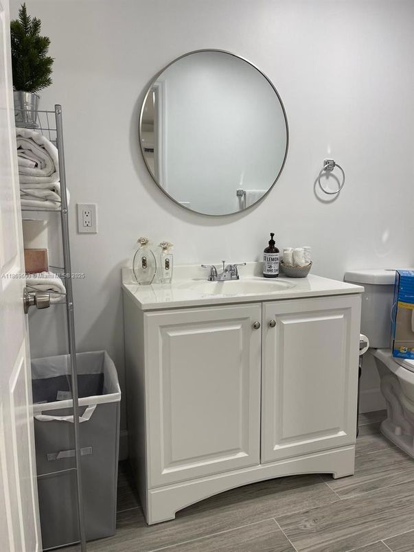 Bathroom, Interior, Wood Texture Flooring