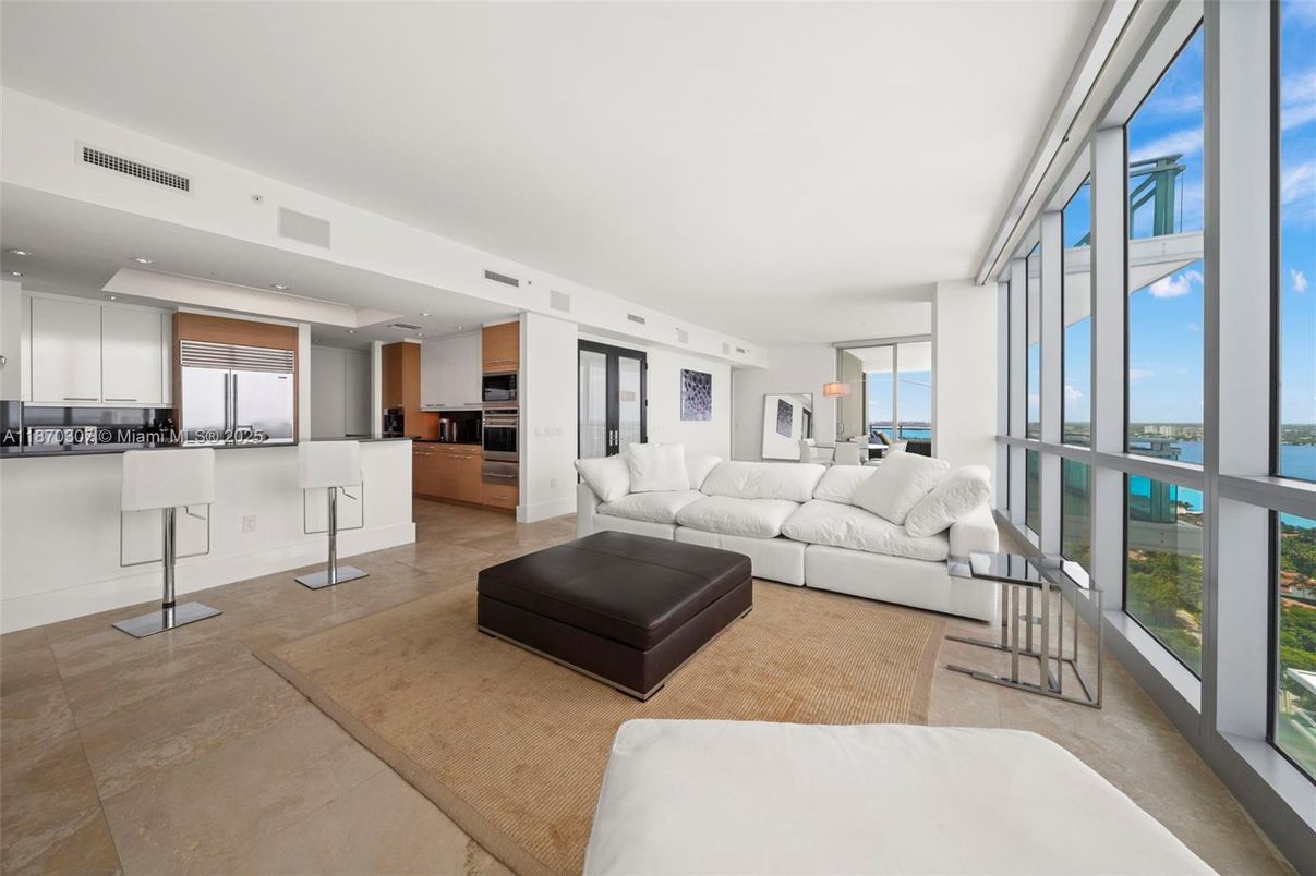 Interior, Kitchen, Living room, Recessed Lighting, Stainless Steel Appliances, Water