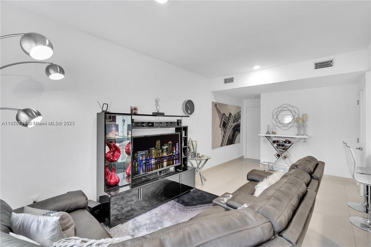 Interior, Living room, Recessed Lighting