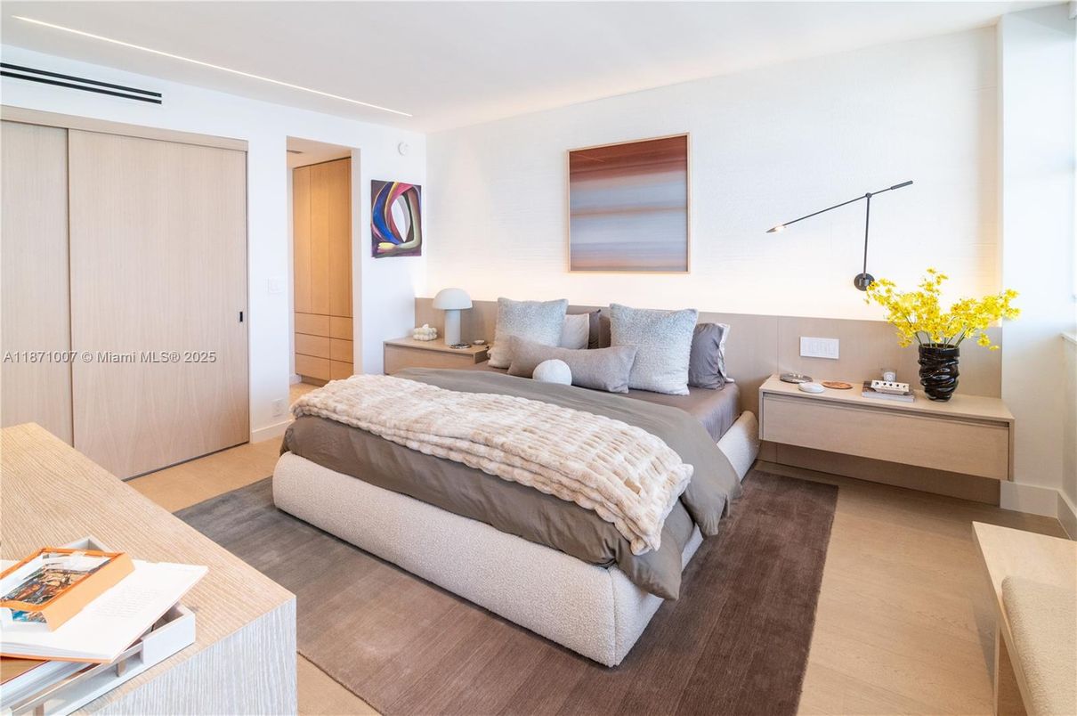 Bedroom, Interior, Wood Texture Flooring
