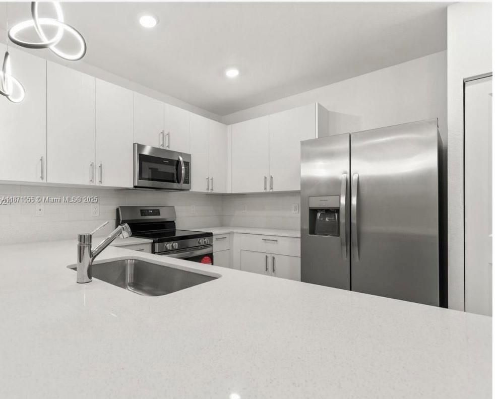 Interior, Kitchen, Recessed Lighting, Stainless Steel Appliances
