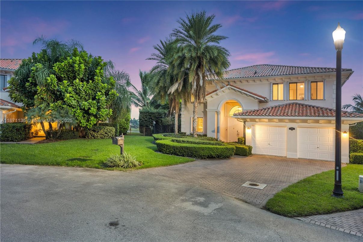 Attached, Backyard, Exterior, Facade, Mediterranean