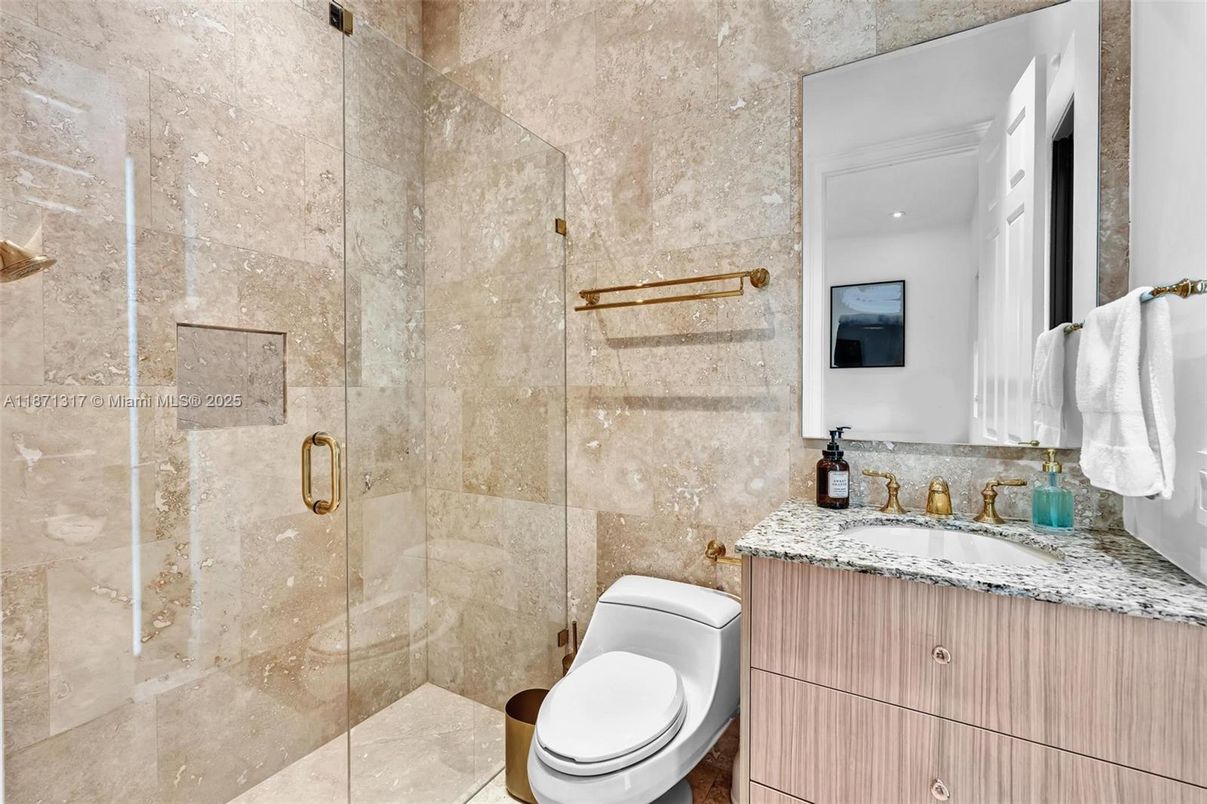 Bathroom, Glass Shower, Interior