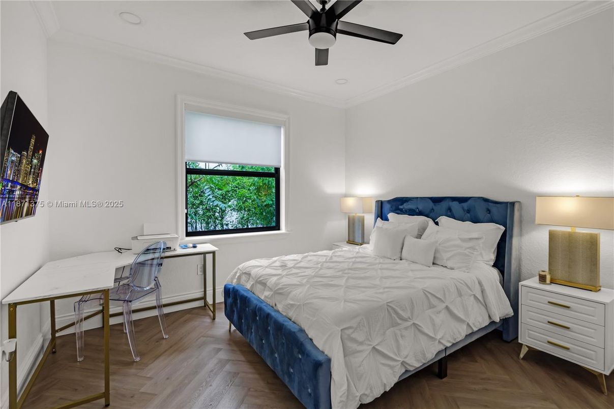 Bedroom, Interior, Wood Texture Flooring