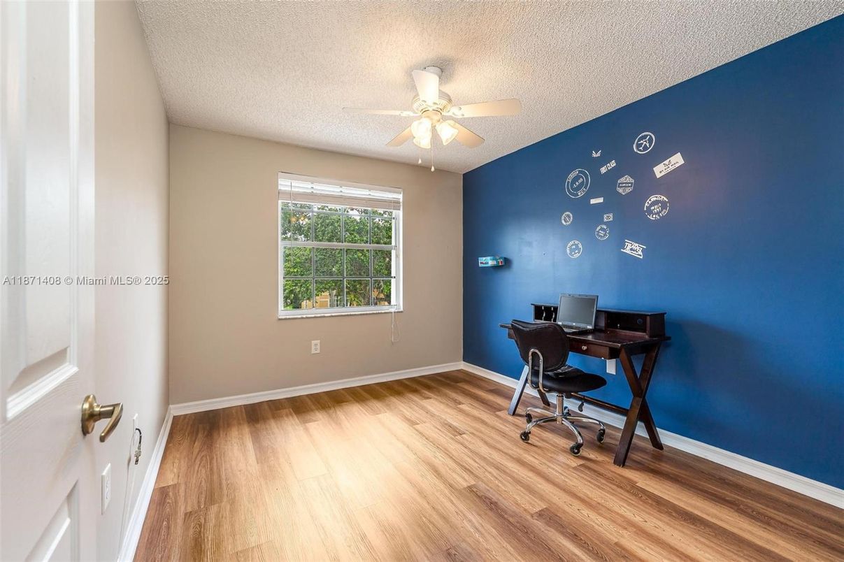 Home Office, Interior, Wood Texture Flooring