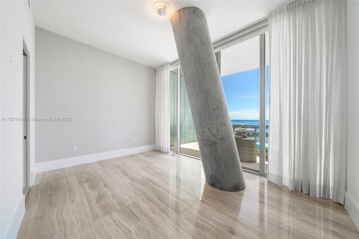 Empty room, Interior, Water, Wood Texture Flooring