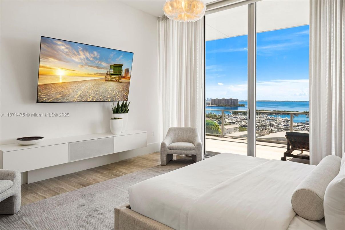 Bedroom, Interior, Water, Wood Texture Flooring