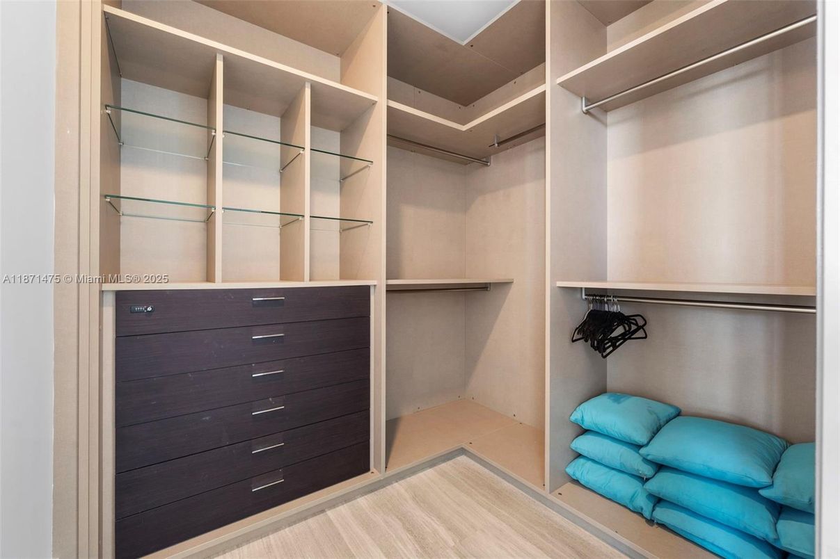 Interior, Walk-in Closets, Wood Texture Flooring