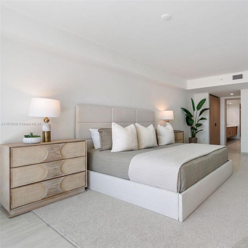 Bedroom, Interior, Recessed Lighting