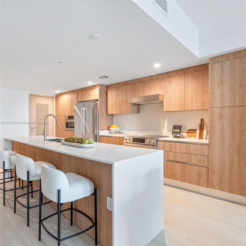 Interior, Kitchen, Recessed Lighting, Stainless Steel Appliances