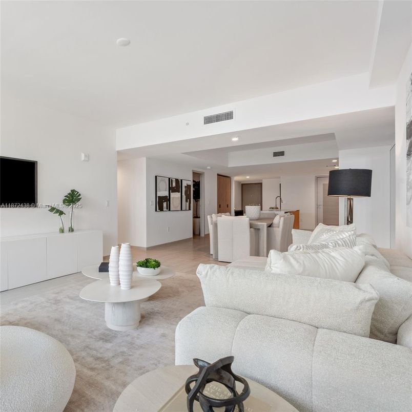 Interior, Living room, Recessed Lighting