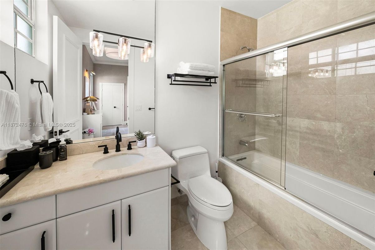 Bathroom, Glass Shower, Interior