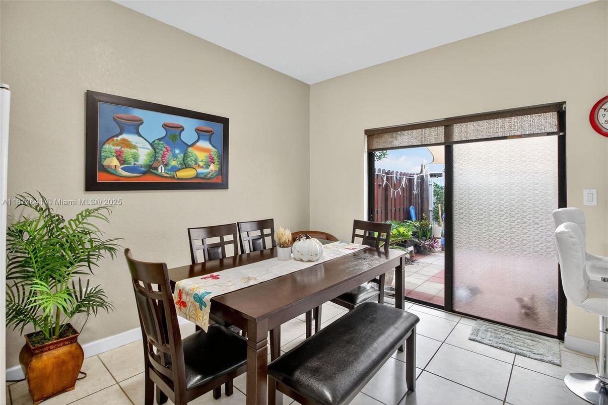 Dining room, Interior