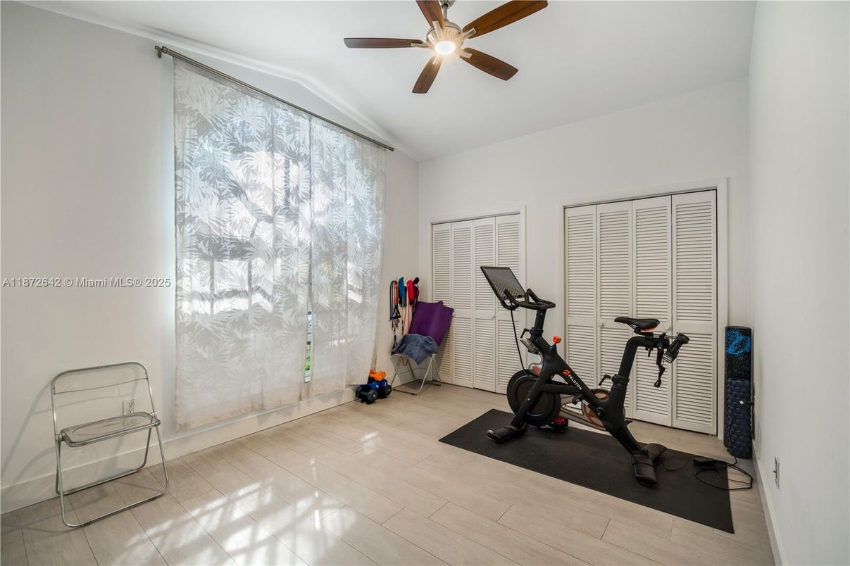 Fitness Equipment, Interior, Wood Texture Flooring