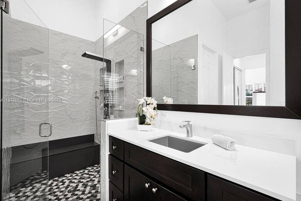 Bathroom, Glass Shower, Interior
