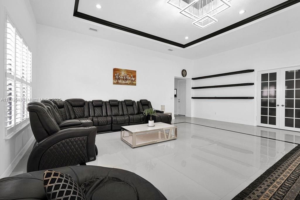 Interior, Living room, Recessed Lighting