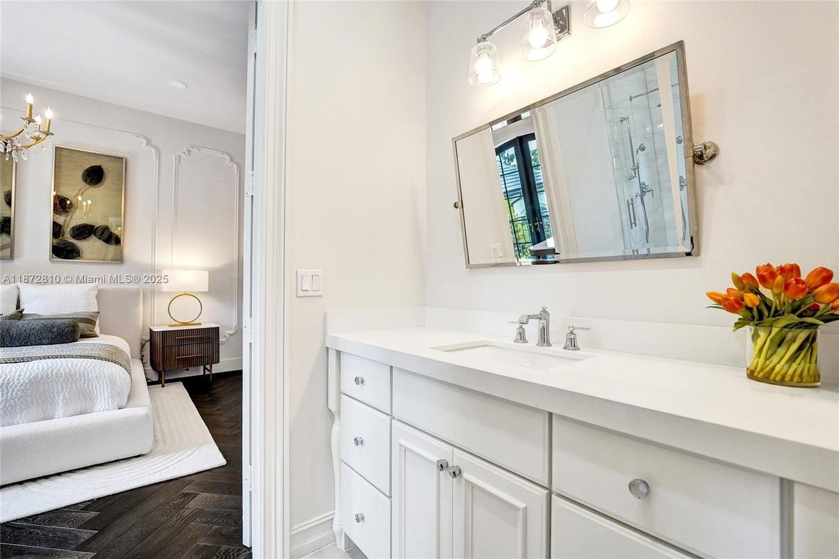 Bathroom, Interior, Wood Texture Flooring
