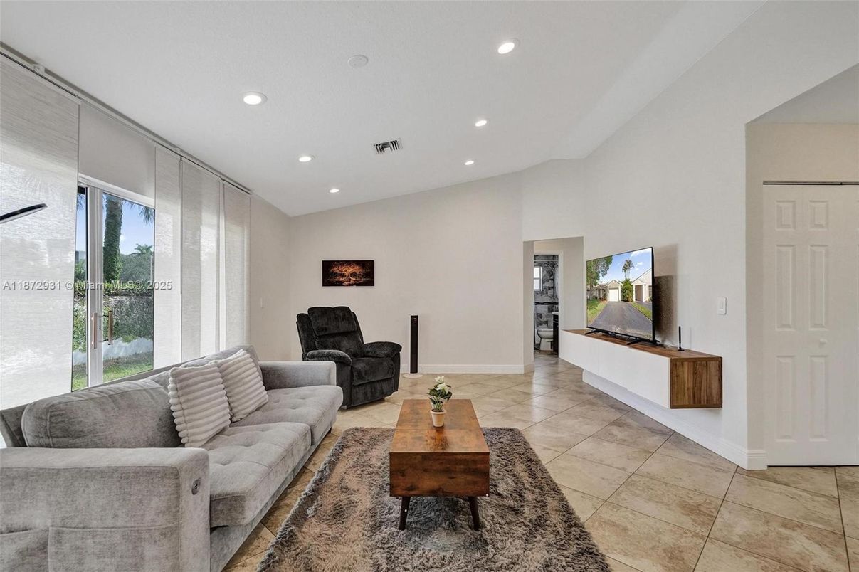 Interior, Living room, Recessed Lighting