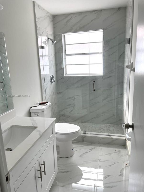 Bathroom, Glass Shower, Interior, Marble, Marble Walls