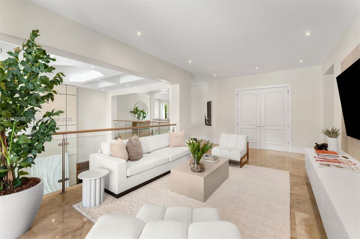 Interior, Living room, Recessed Lighting