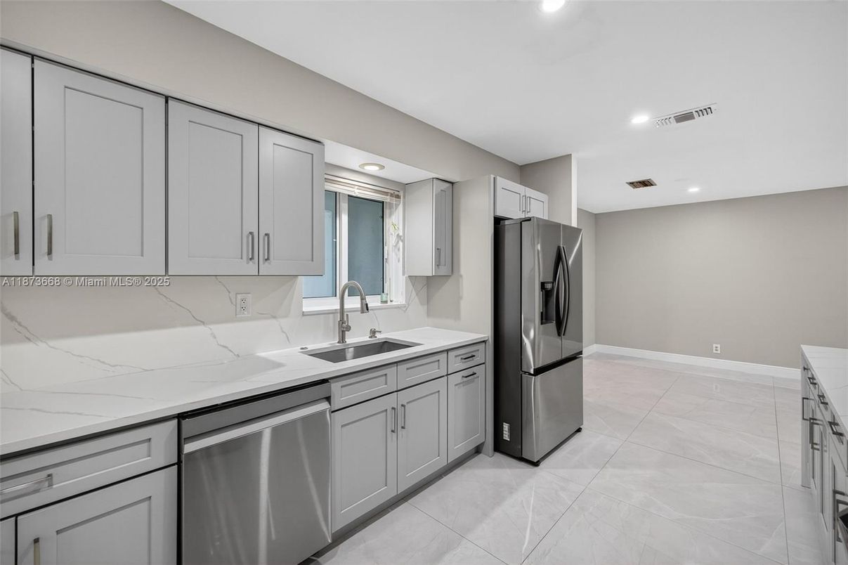 Interior, Kitchen, Recessed Lighting, Stainless Steel Appliances