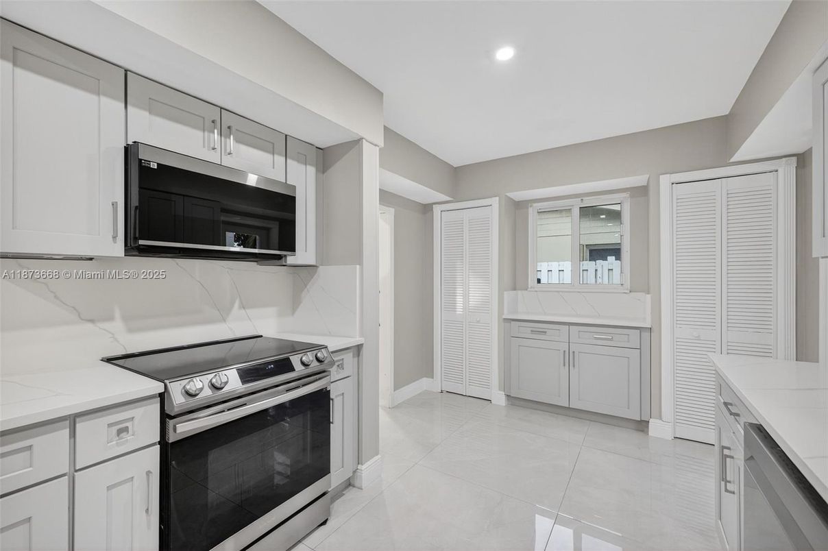 Interior, Kitchen, Recessed Lighting, Stainless Steel Appliances