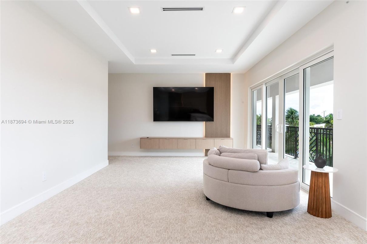 Interior, Living room, Recessed Lighting