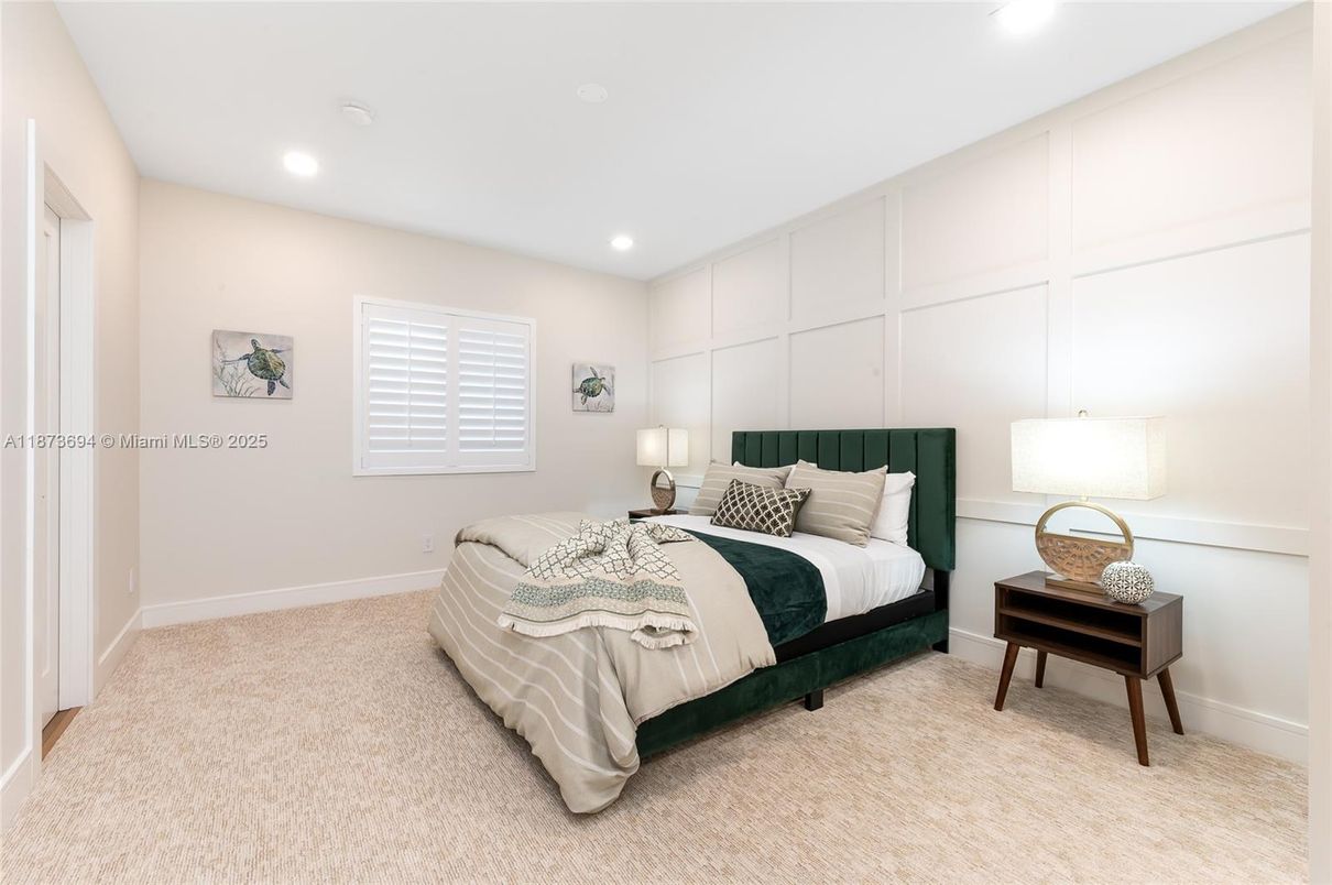 Bedroom, Interior, Recessed Lighting