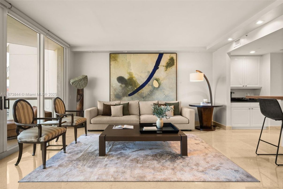 Interior, Living room, Recessed Lighting