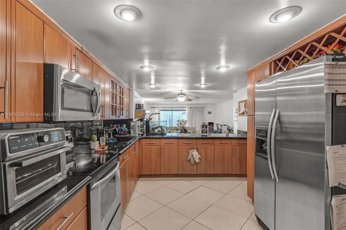 Interior, Kitchen, Recessed Lighting, Stainless Steel Appliances