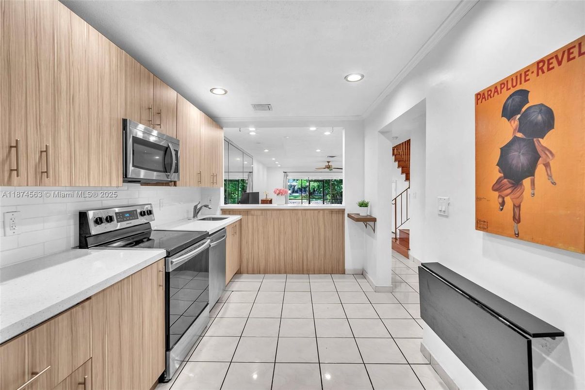 Interior, Kitchen, Recessed Lighting, Stainless Steel Appliances