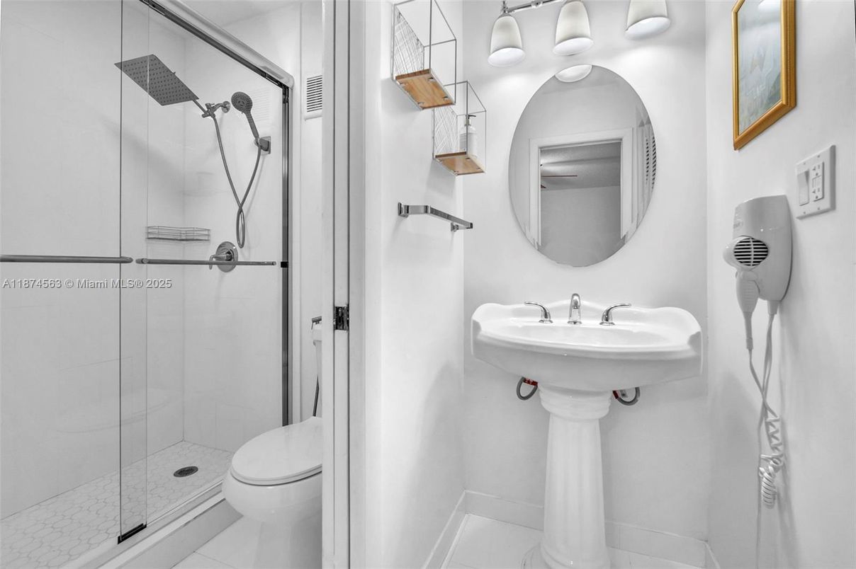 Bathroom, Glass Shower, Interior