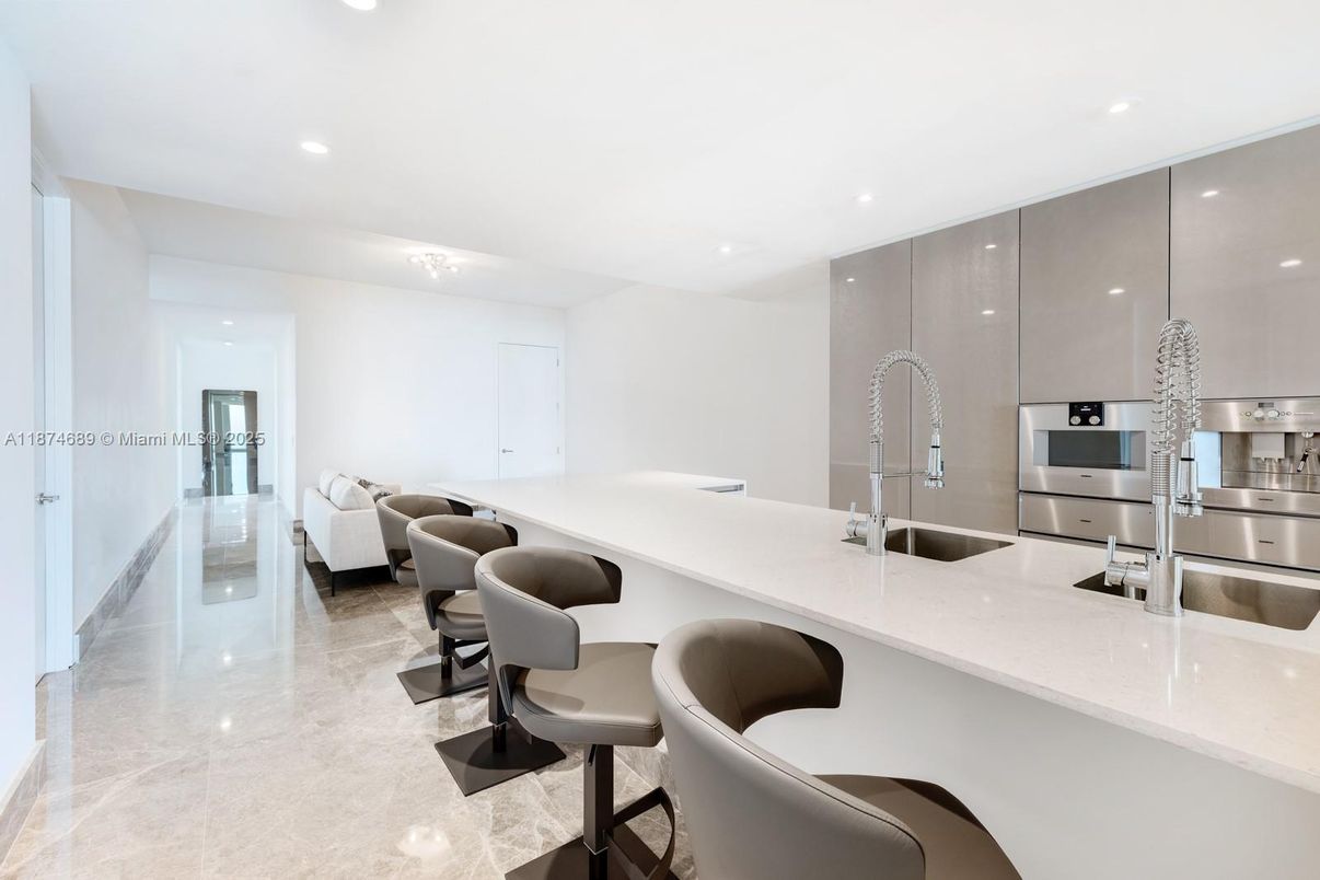 Interior, Kitchen, Recessed Lighting, Stainless Steel Appliances