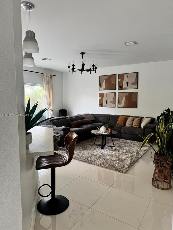 Interior, Living room, Pendant Lights