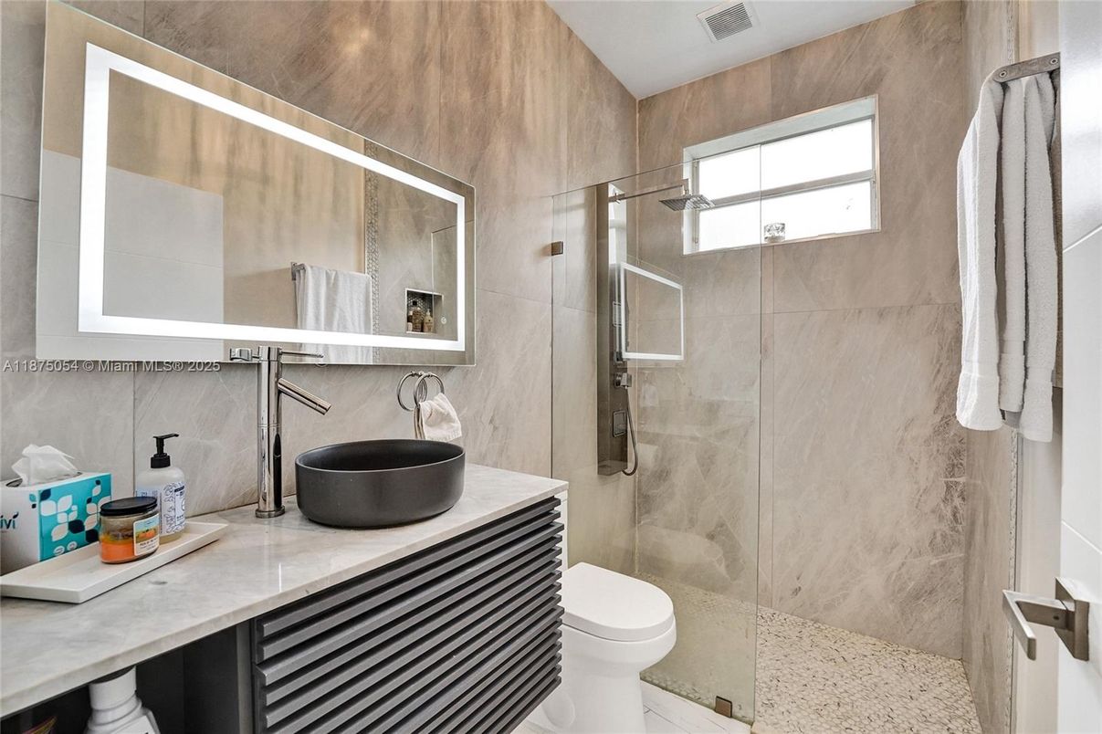 Bathroom, Glass Shower, Interior