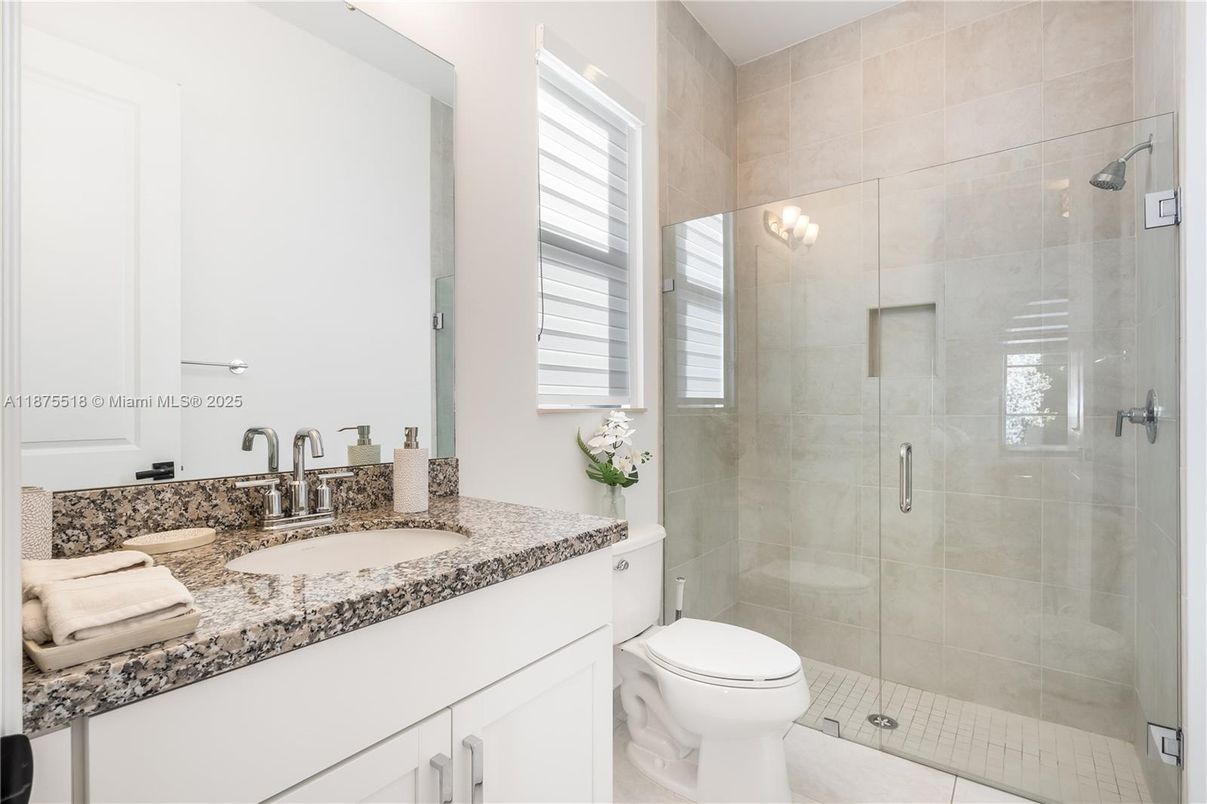 Bathroom, Glass Shower, Interior